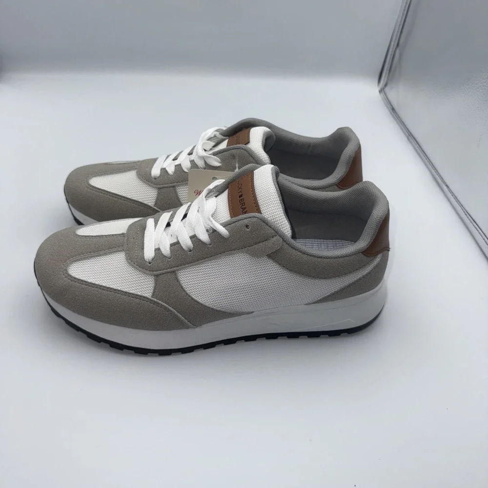 Lucky Brand‎ Bryan MS1 Sneakers Men Size 10M Gray/White Wear Lucky